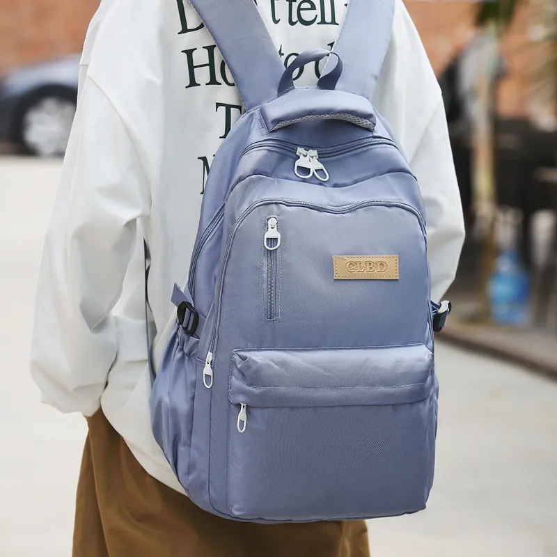 Gorora Nylon Backpack Regular Unisex Multicolor-2