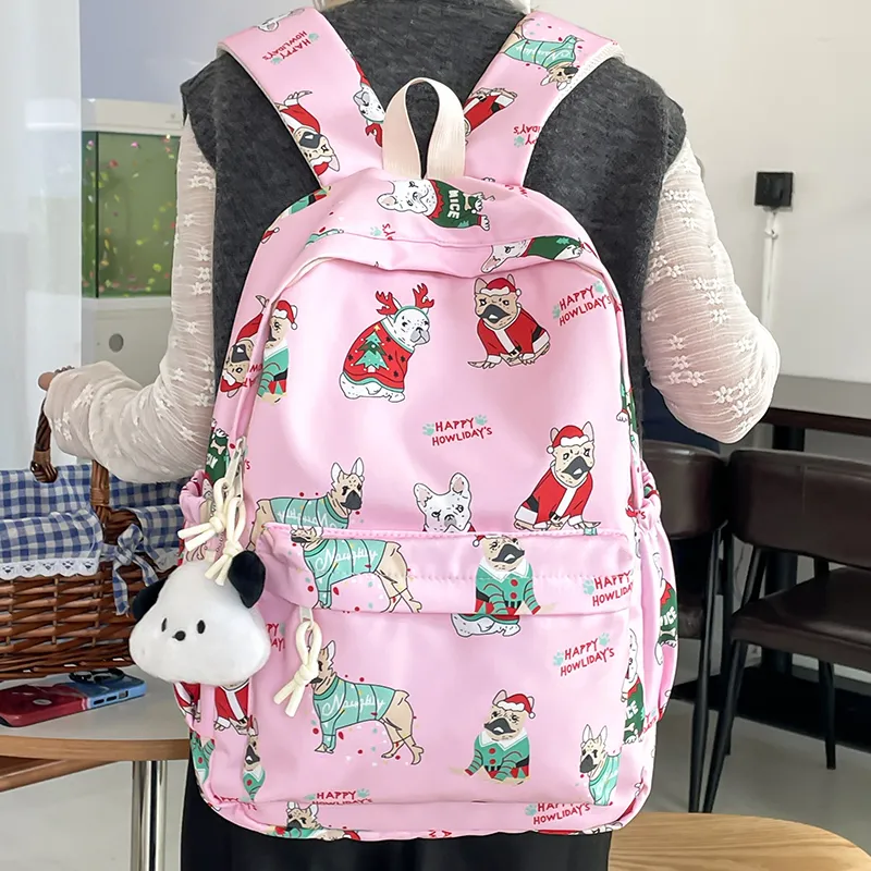 Gorora Nylon Backpack Regular Women's Multicolor-13