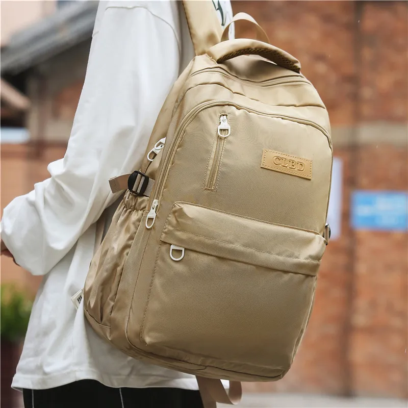 Gorora Nylon Backpack Regular Unisex Multicolor-4