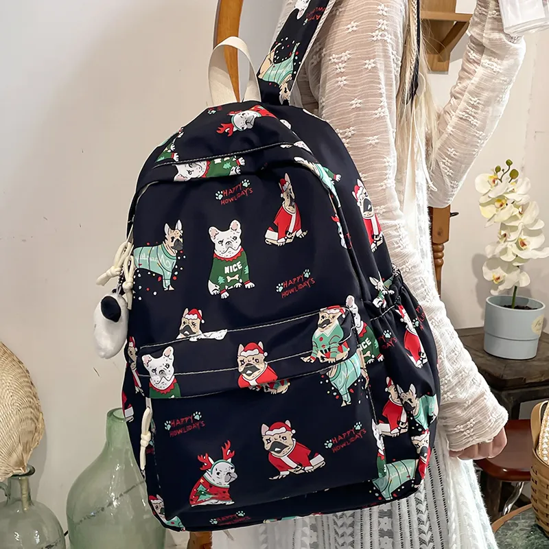 Gorora Nylon Backpack Regular Women's Multicolor-7