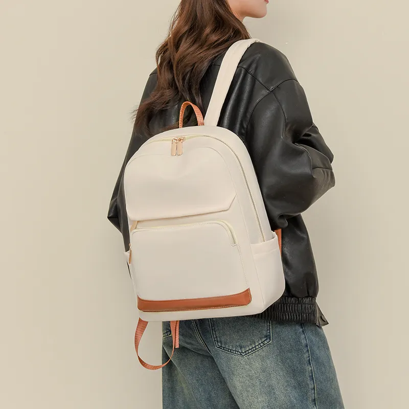 Gorora Oxford Backpack Regular Women's Multicolor-3