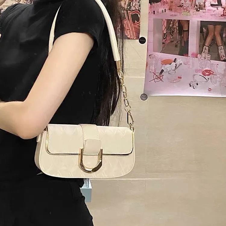 Carksky PU Shoulder Bag Regular Women's White/Pink-1