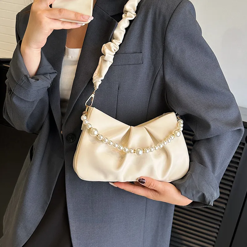 Carksky PU Crossbody Bags Shoulder Bags Regular Women's White Ecru Black-10