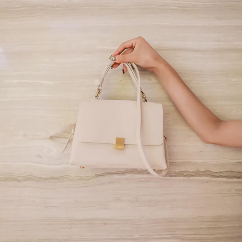 Carksky Cow Leather Shoulder Bag Crossbody Bag Handbag Regular Women's White/Black/Yellow/Blue/Brown/Khaki-2