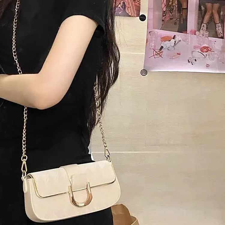 Carksky PU Shoulder Bag Regular Women's White/Pink-2