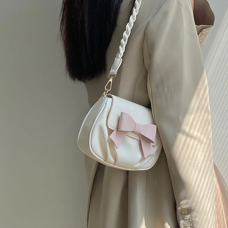 Carksky PU Crossbody Bag, Shoulder Bag Regular Women's White-1