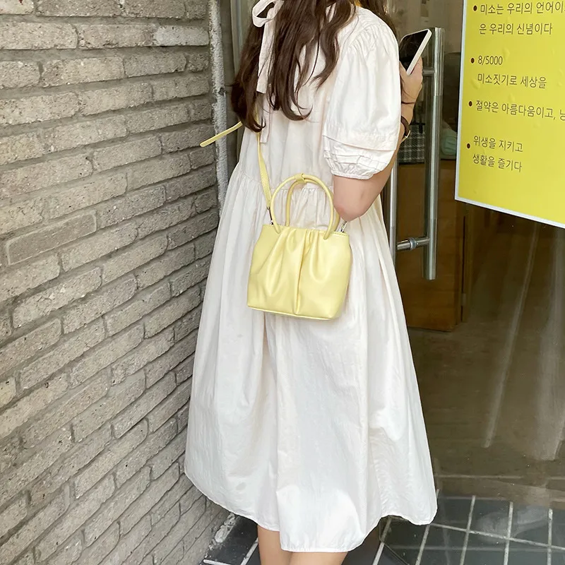 Carksky PU Shoulder Bag Crossbody Bag Handbag Women's Blue/White/Yellow-11