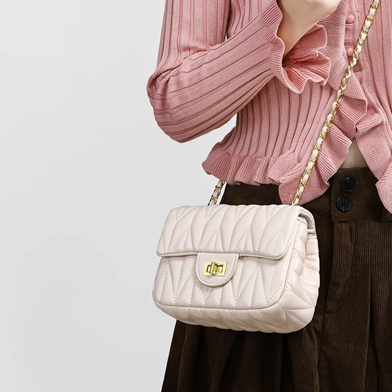 Carksky Shoulder Bags White-8