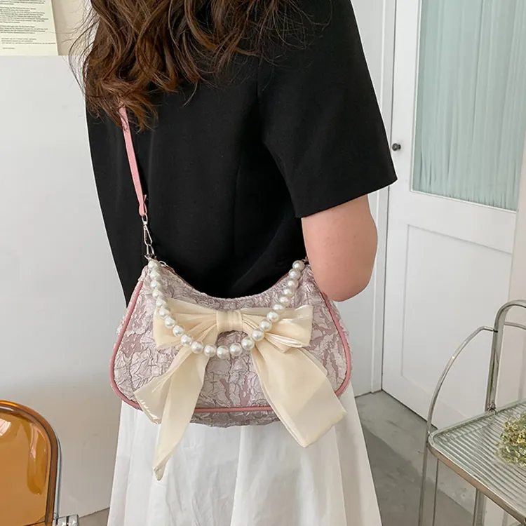 Carksky PU Shoulder Bag, Crossbody Bag, Handbag Women's Black/White/Pink-14