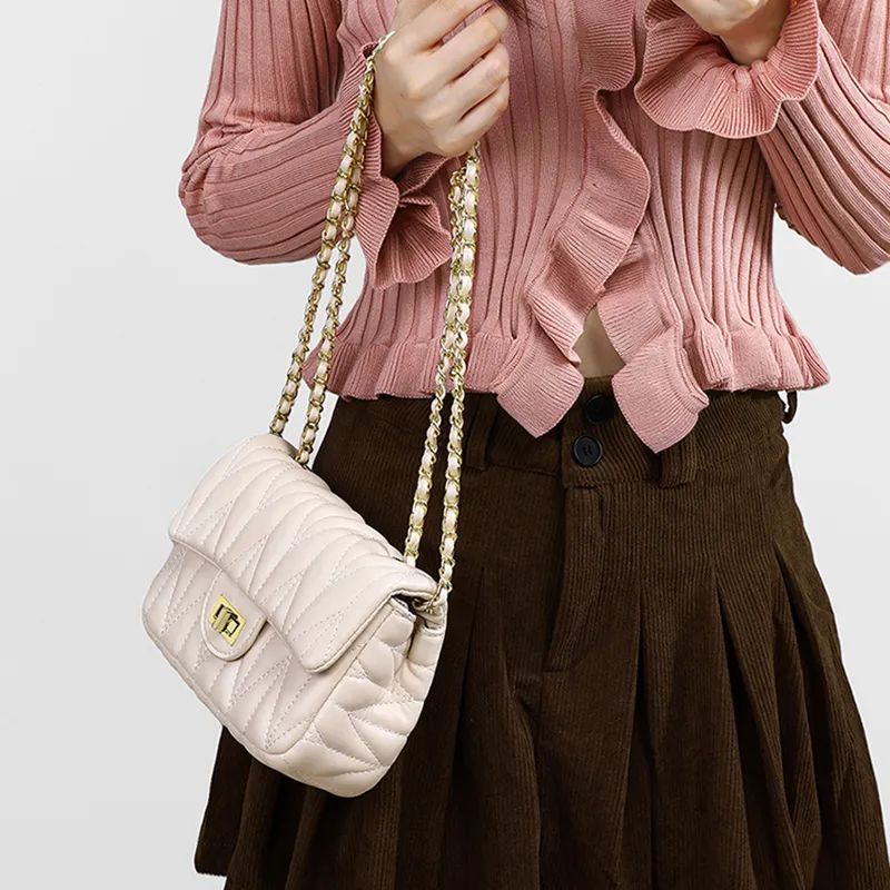 Carksky Shoulder Bags White-6