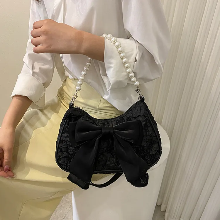Carksky PU Shoulder Bag, Crossbody Bag, Handbag Women's Black/White/Pink-4