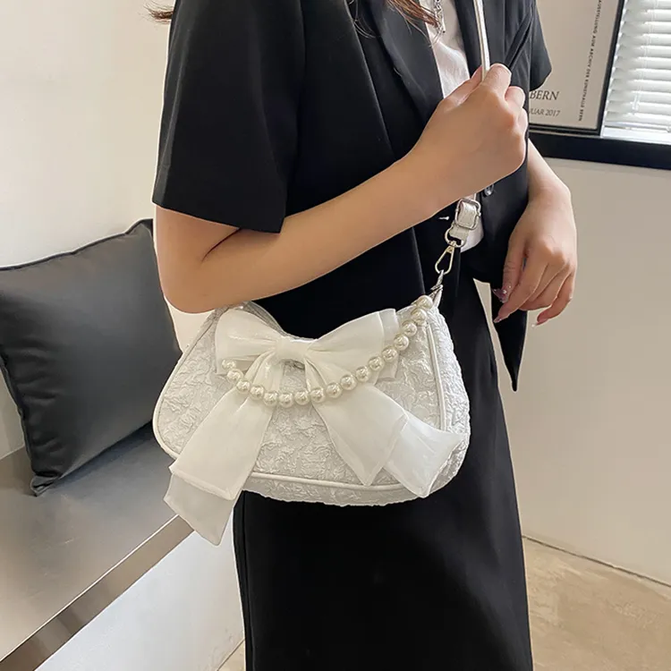 Carksky PU Shoulder Bag, Crossbody Bag, Handbag Women's Black/White/Pink-7