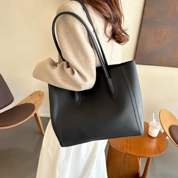 Carksky PU Handbag Shoulder Bag Regular Women's Coffee/Black-7