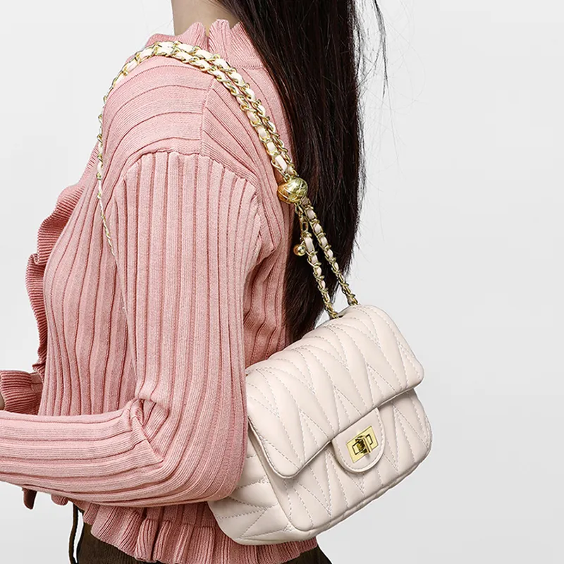 Carksky Shoulder Bags White-7