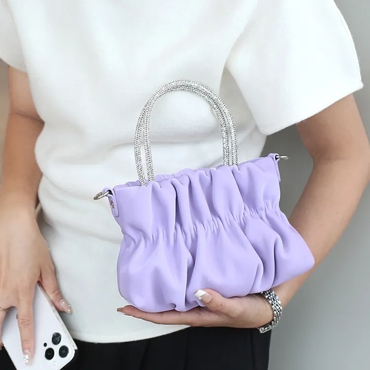 Carksky PU Shoulder Bag, Crossbody Bag, Handbag Women's Purple/Pink/Green/Black-6