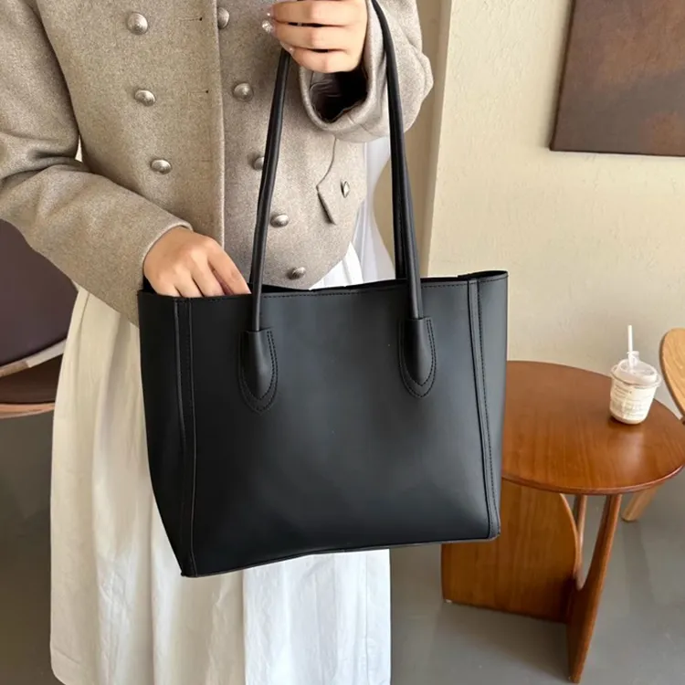 Carksky PU Handbag Shoulder Bag Regular Women's Coffee/Black-6