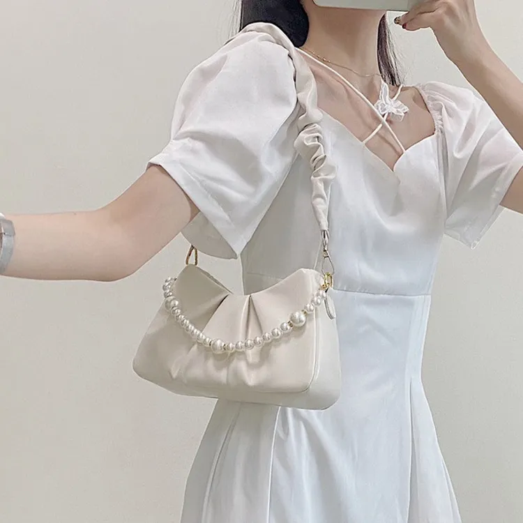 Carksky PU Crossbody Bags Shoulder Bags Regular Women's White Ecru Black-3