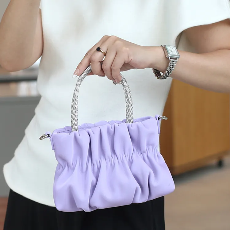 Carksky PU Shoulder Bag, Crossbody Bag, Handbag Women's Purple/Pink/Green/Black-7