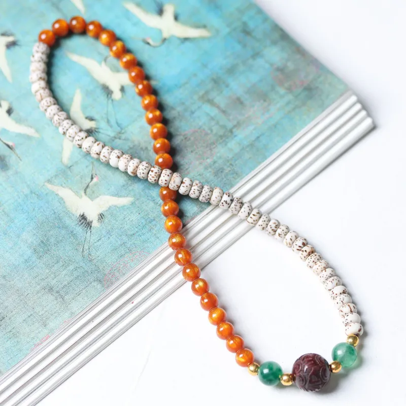 Tan Xin Star Moon Bodhi Seeds Bracelets Women's-6