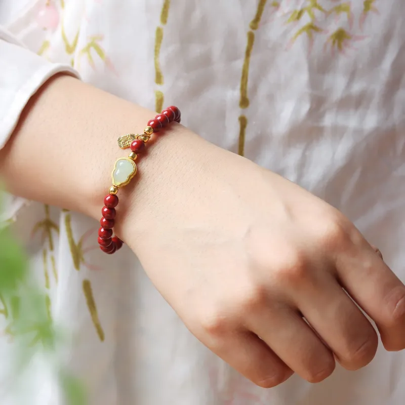 Tan Xin Cinnabar Bracelets Women's-2
