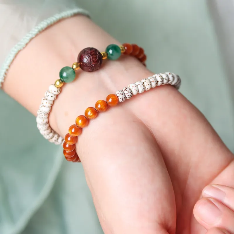 Tan Xin Star Moon Bodhi Seeds Bracelets Women's-3
