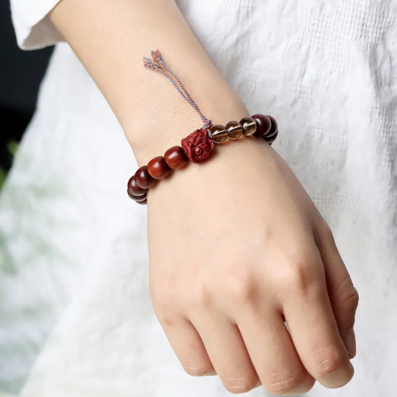Tan Xin Bloodwood Bracelets Unisex-2