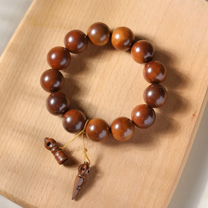 Tan Xin Lightning Struck Wood Wooden Bracelets Unisex-4