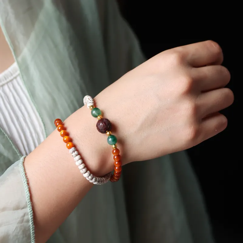 Tan Xin Star Moon Bodhi Seeds Bracelets Women's-1