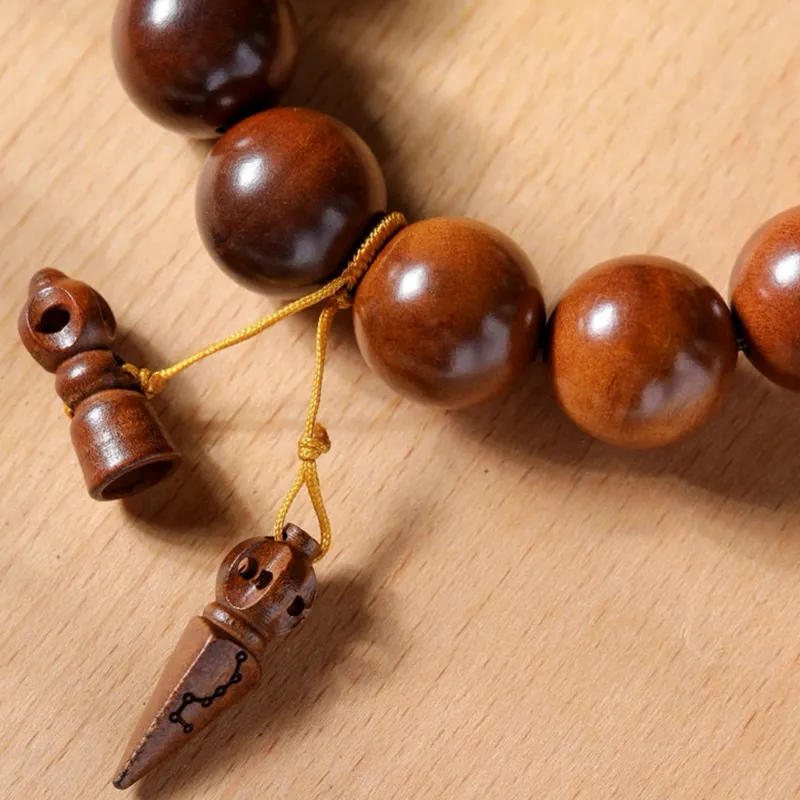 Tan Xin Lightning Struck Wood Wooden Bracelets Unisex-6