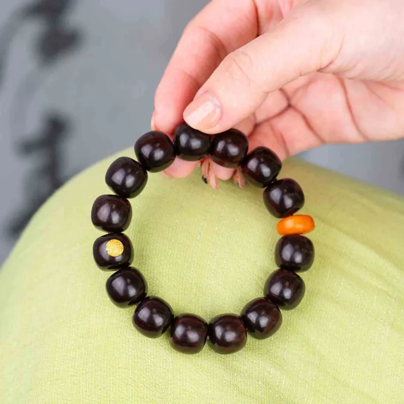 Tan Xin Pterocarpus Bracelets Unisex-2