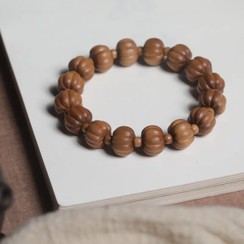 Tan Xin Laoshan Sandalwood Precious Wood Bracelets Unisex-2