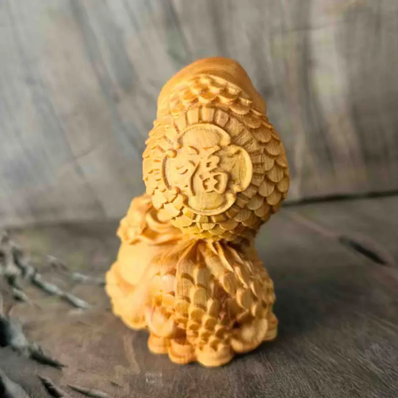 Tan Xin Thuja Wooden Ornaments Unisex-3