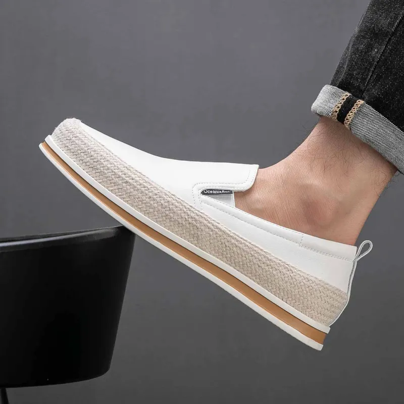 OCEANIA ROO Low Top Casual Shoes Men's White-1