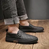 OCEANIA ROO Skateboard Shoes Men Low-Top Brown