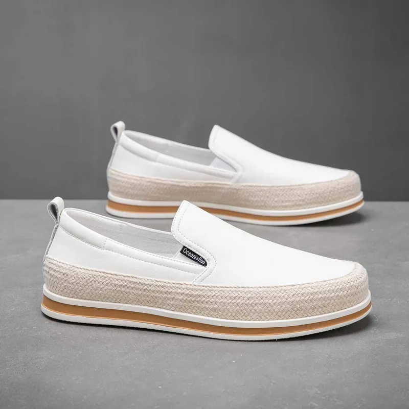 OCEANIA ROO Low Top Casual Shoes Men's White-4