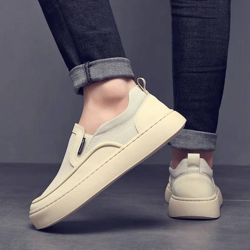 OCEANIA ROO Australasian Kangaroo Slip Resistant Low Top Skateboard Shoes Men's White-2