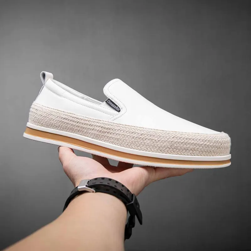 OCEANIA ROO Low Top Casual Shoes Men's White-2