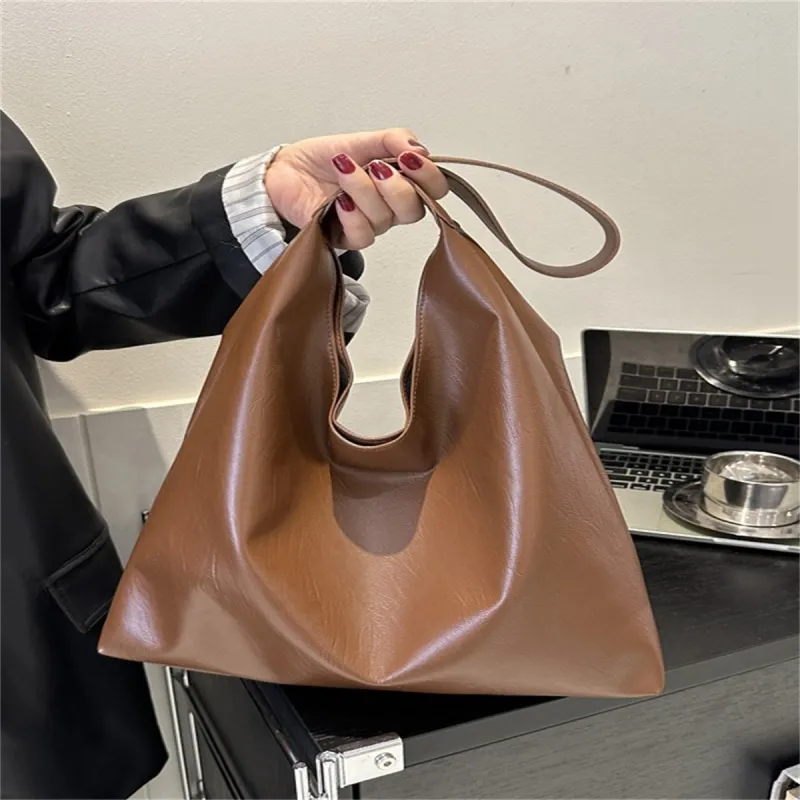 BAODIDAISHU PU Shoulder Bag Tote Regular Women's Black/Brown/Coffee-16