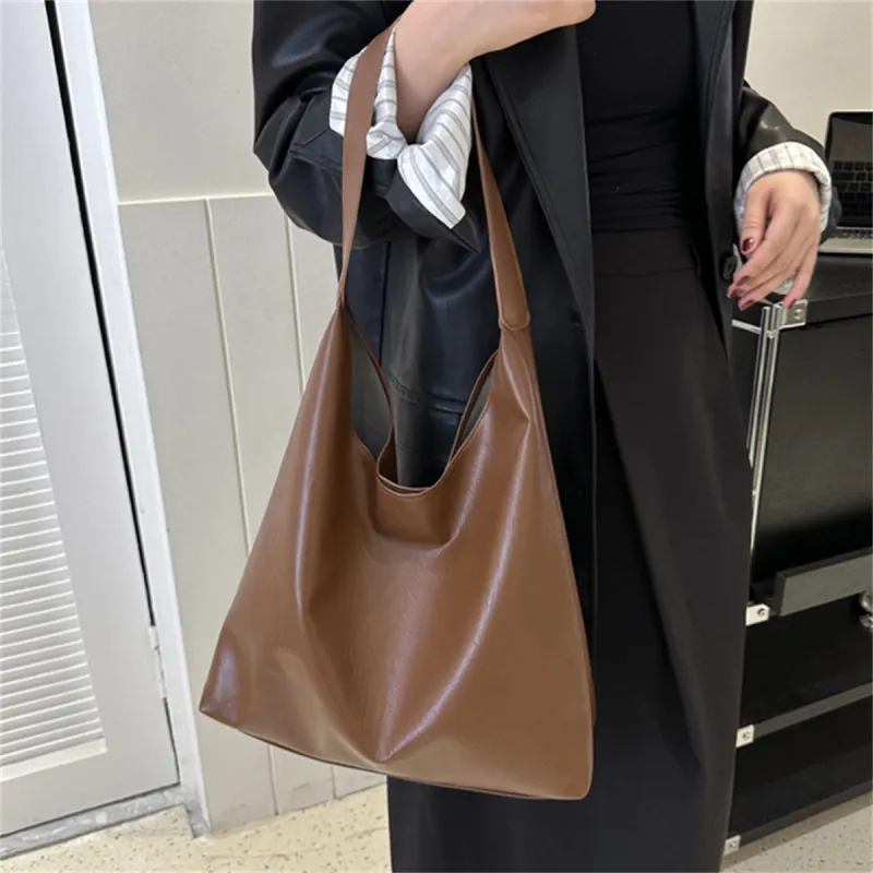 BAODIDAISHU PU Shoulder Bag Tote Regular Women's Black/Brown/Coffee-19