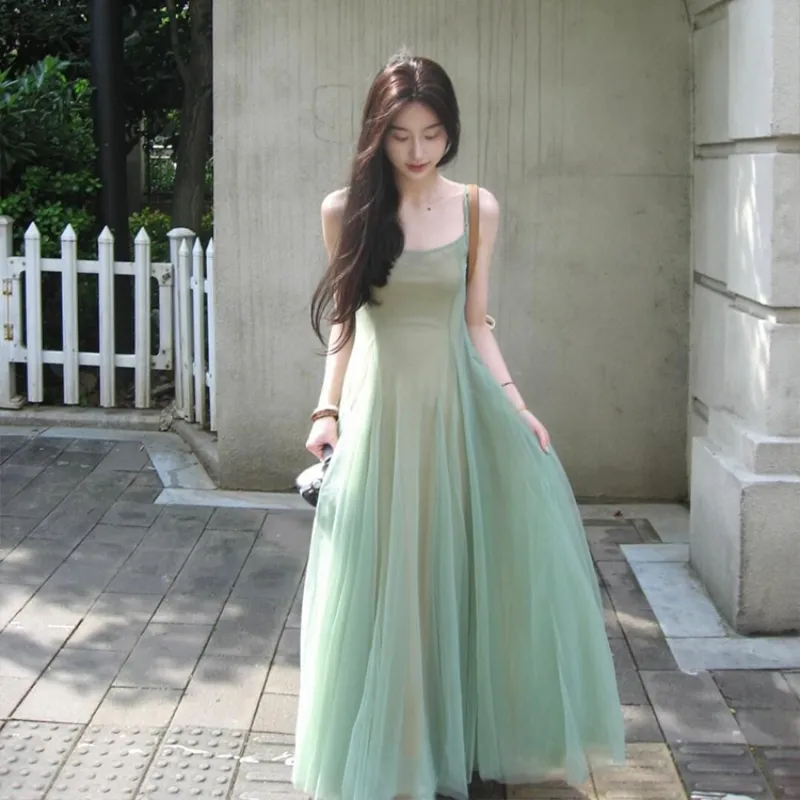 TASTILY Slip Dresses Women's-4