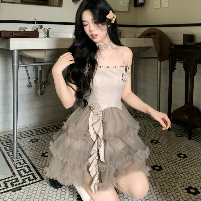 TASTILY Slip Dresses Women's-10