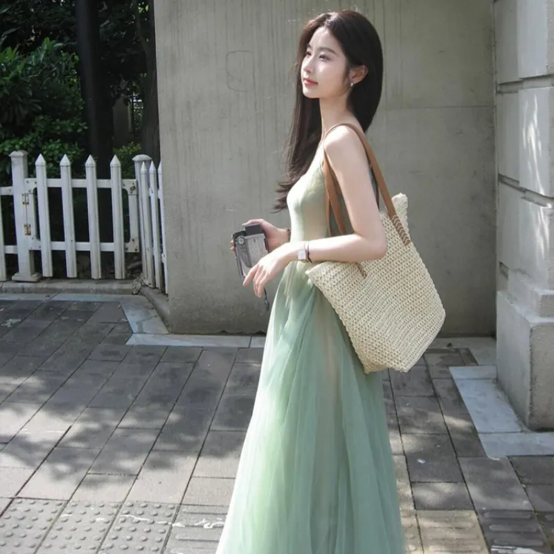 TASTILY Slip Dresses Women's-1