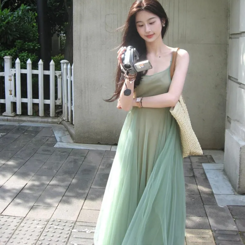 TASTILY Slip Dresses Women's-5