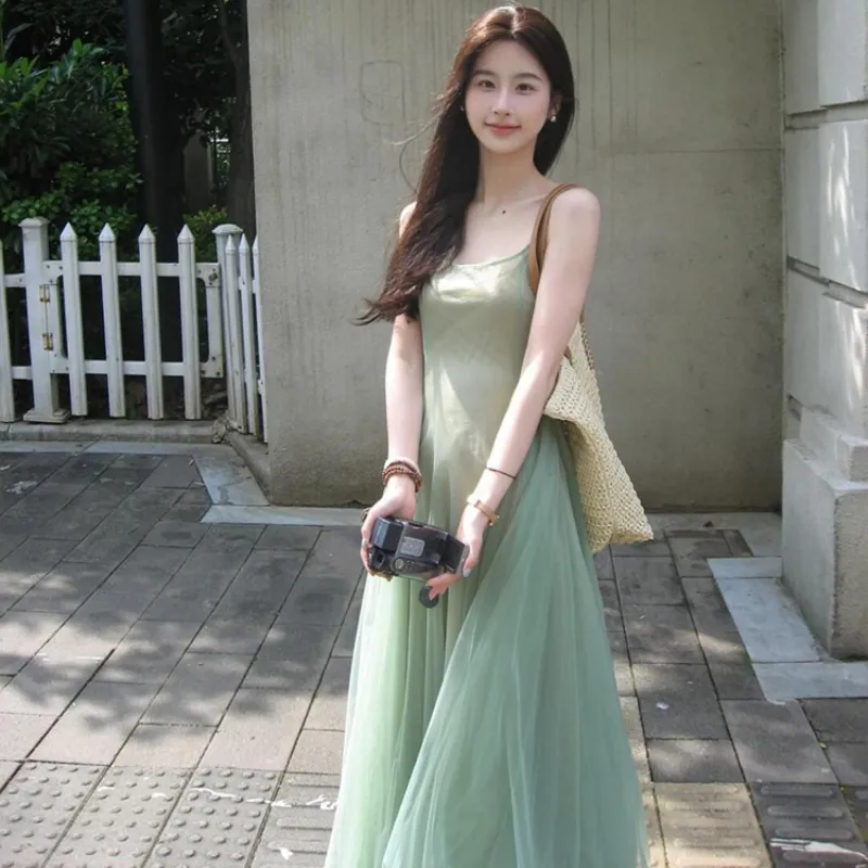 TASTILY Slip Dresses Women's-11