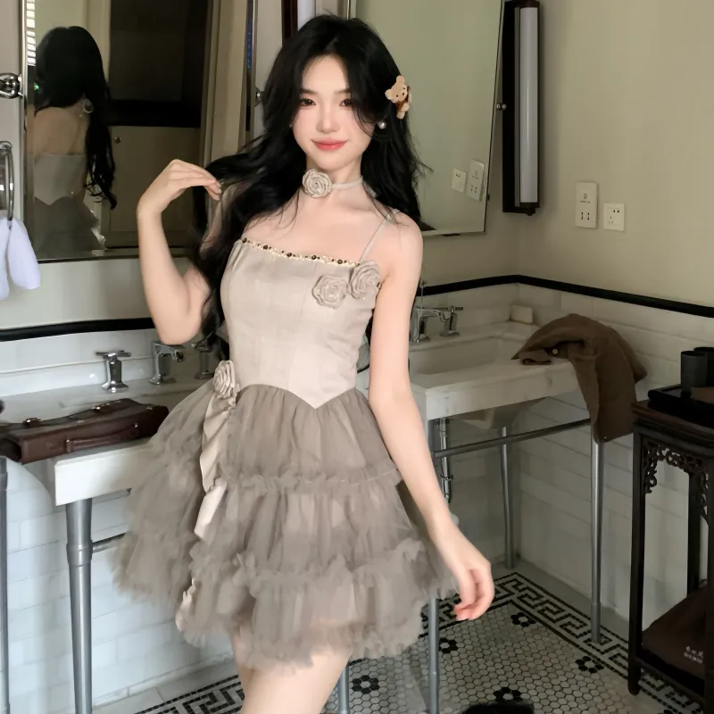 TASTILY Slip Dresses Women's-11
