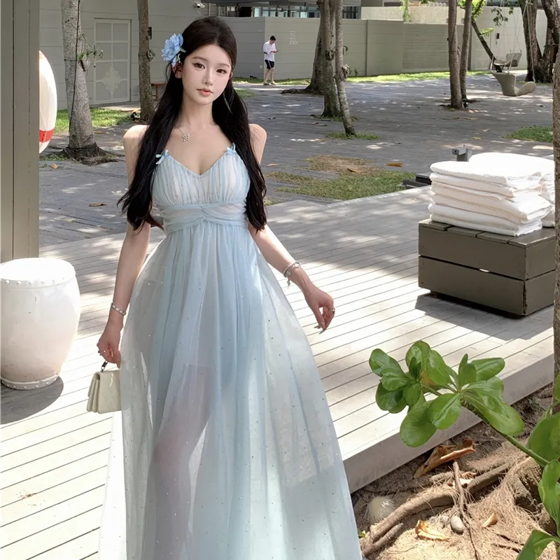 TASTILY Slip Dresses Women's-5