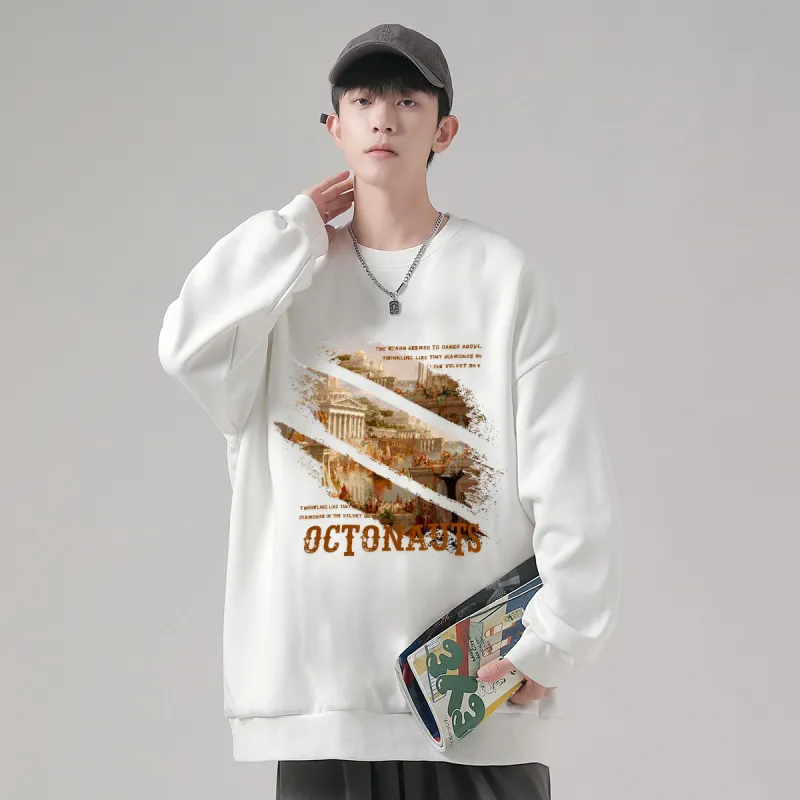 Small Columns Under The Sea Sweatshirt Unisex-6