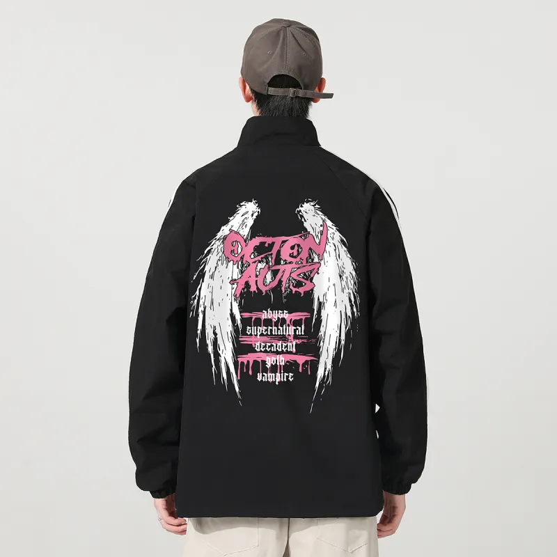 Small Columns Under The Sea Jackets Coats Unisex-3