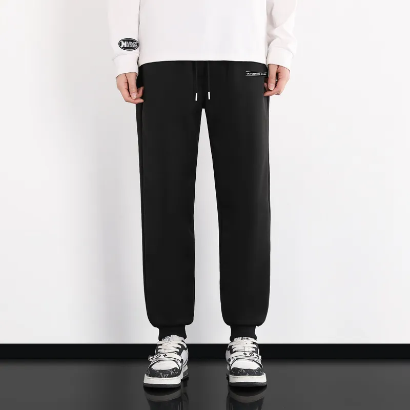 Small Columns Under The Sea Knitted Sports Pants Unisex-11