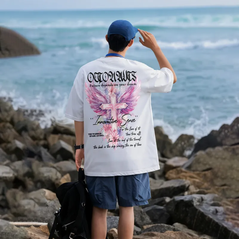 Small Columns Under The Sea T Shirt Unisex-6